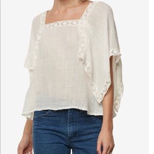 O’Neill crochet trim top